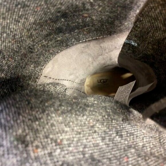 Womans Ugg Australia Mid Calf Lace up Leather boots size 10 Excellent - Picture 5 of 6